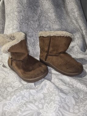 Garanimals Brown Faux Fur Lined Kids Boots
